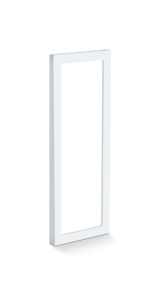 LED-Außenleuchte, Schlankes Design, Rahmenleuchte, Weiß, Gehäuse