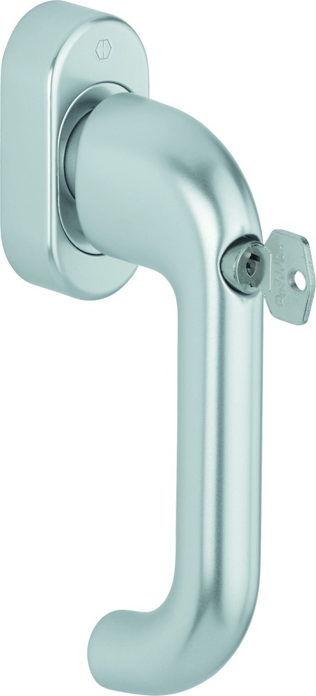 HOPPE Fenstergriff Paris abschließbar 038S/UD9056 TBT 4, mit Schrauben, Aluminium