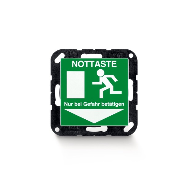 Fluchtwegschild GEZE 70*70 mit Kleberahmen Fluchtwegschild GEZE 70*70 mit Kleberahmen