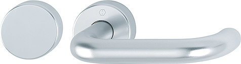 HOPPE FH Standflügelgarnitur Paris mit Rosetten FS-138/42H, Aluminium