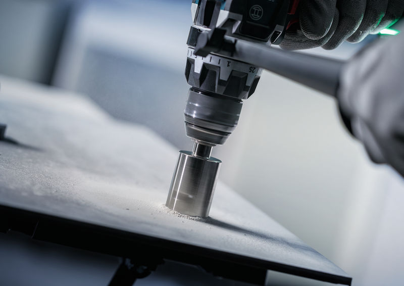 Detailbild, CNC milling, Bohrer, Metallbearbeitung, Zerspanung, Werkzeug