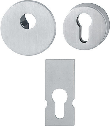 HOPPE Schutzrosette E29NSB/42HS,rund/flach,2mm