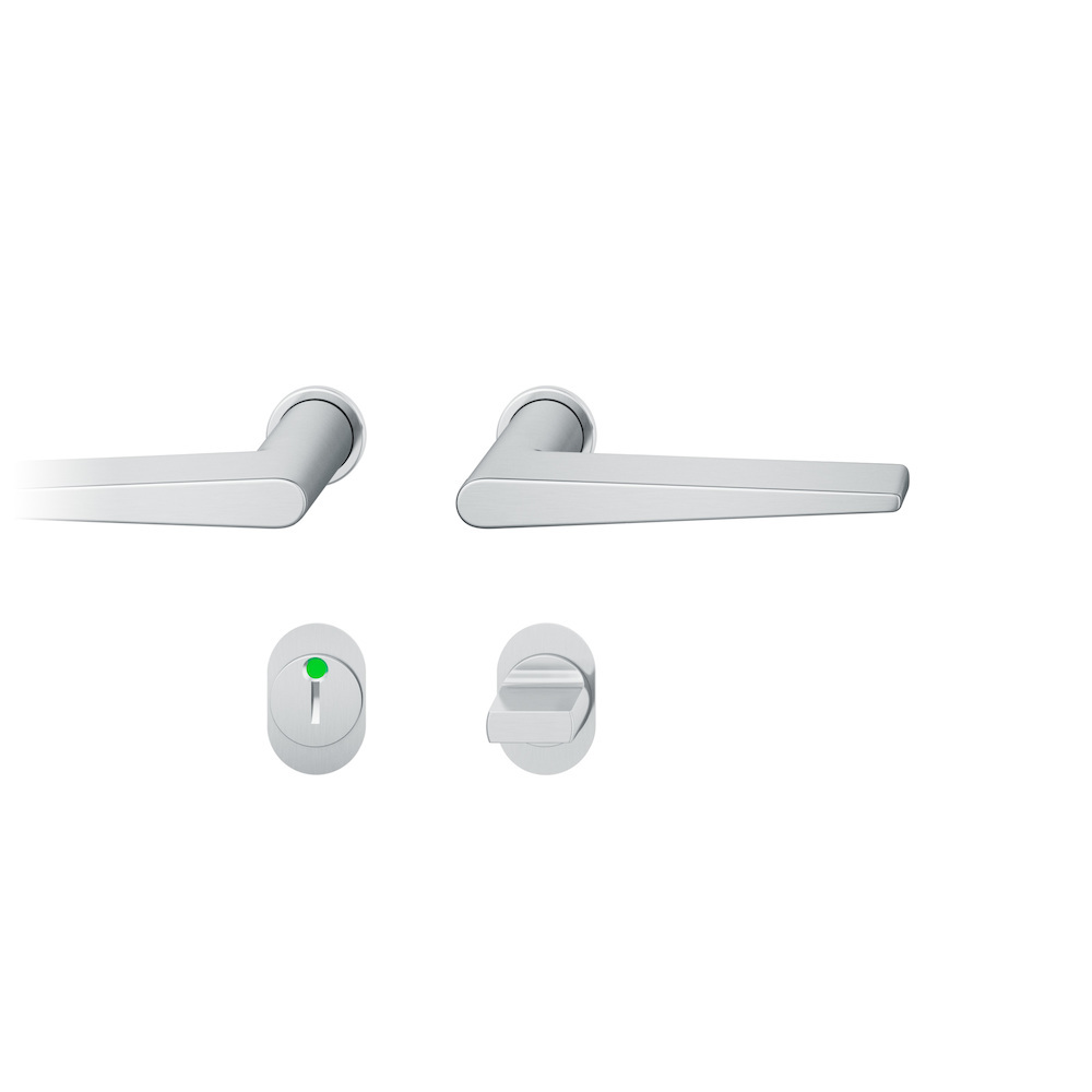 FSB Steckgriff-Drückergarnitur mit Rosetten 15 1005, rund, VK 8 mm, Edelstahl