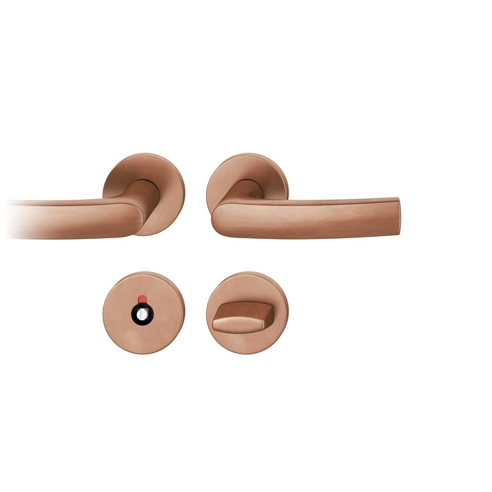 FSB Drückergarnitur mit Rosetten 72 1015, rund, mit Nocken, VK 8, AGL3, Bronze