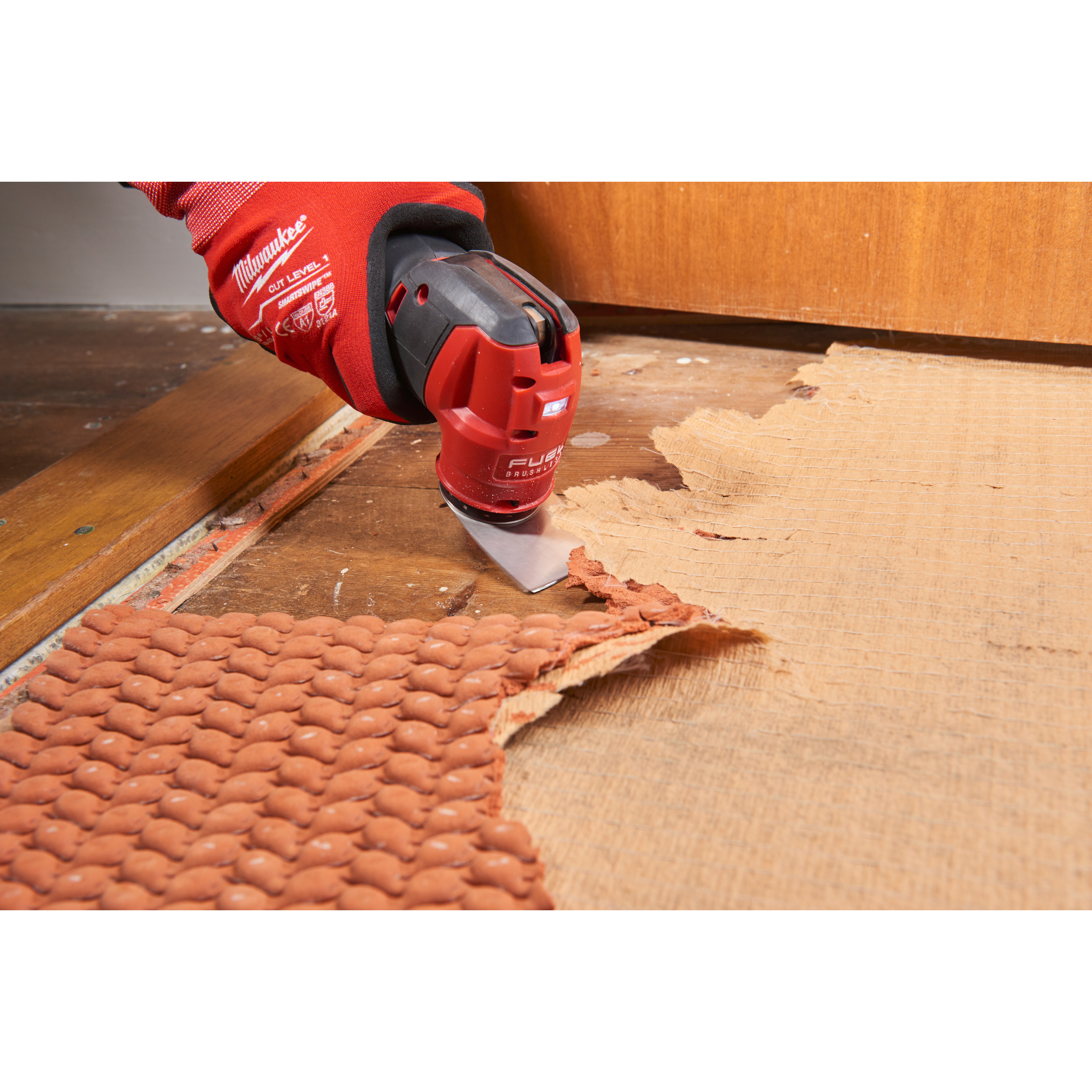 Milwaukee Spachtel 52 x 37 mm Multitool Starlock fester zum Entfernen von Lack und Kleber