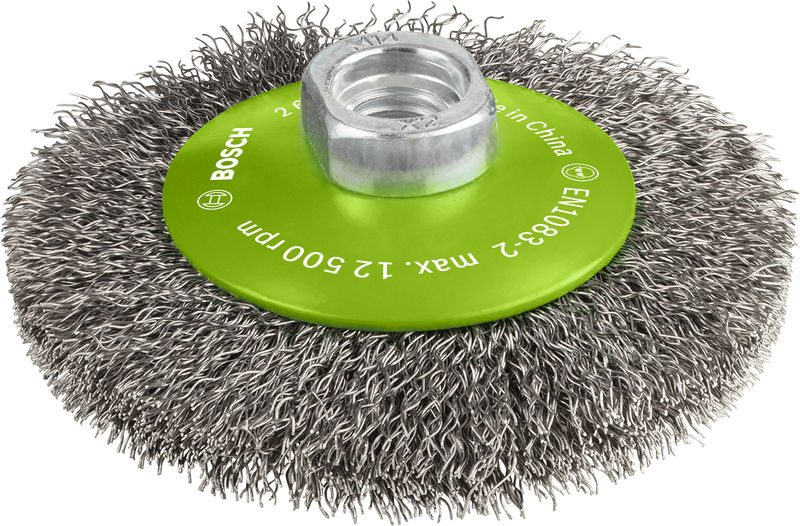 Bosch PRO Stainless Steel clean Kegelbürste, 100 x 0,35 mm, Gewinde