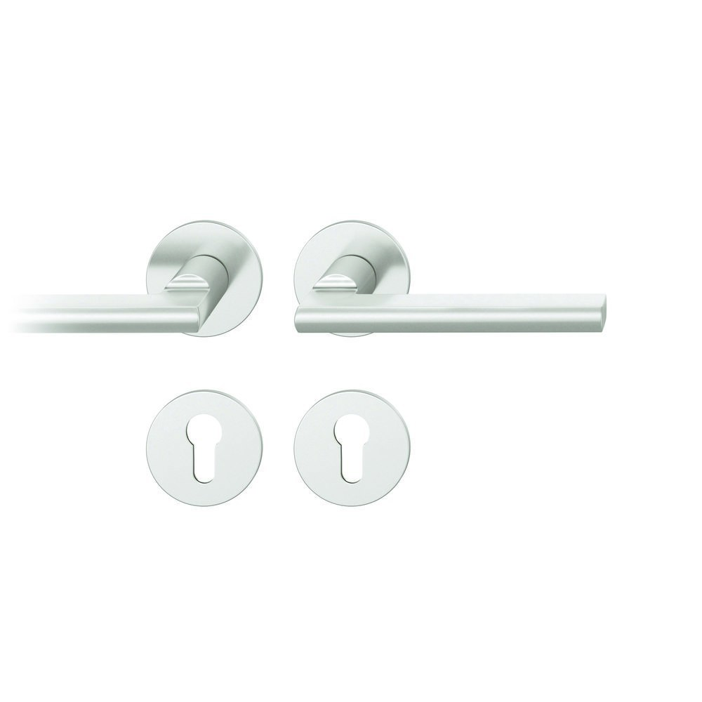 Türdriegel, Türgriff, Rundrosette, Satz Beschläge, Schlossrosette