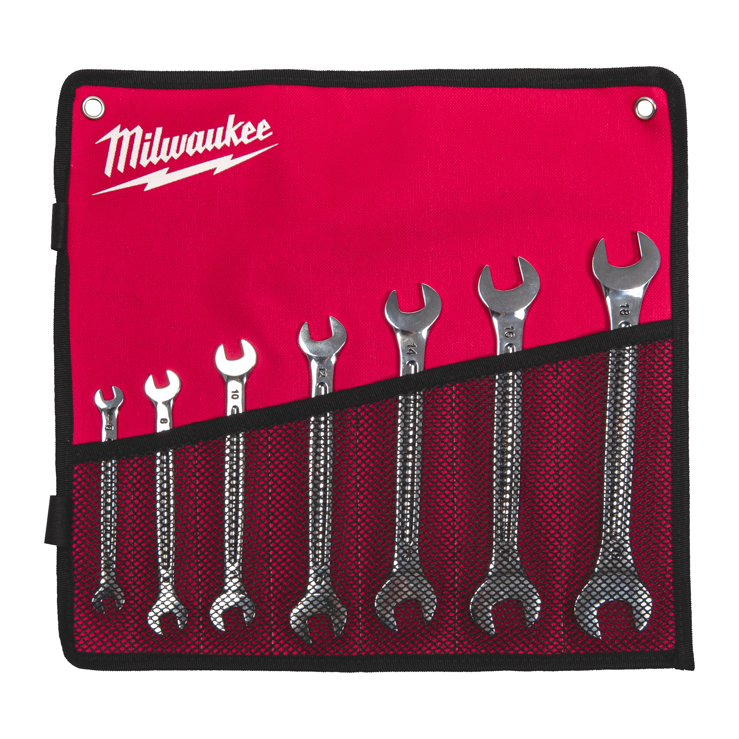 werkzeugset, schraubenschlüssel, socket-wrench, kit, rotes-etui