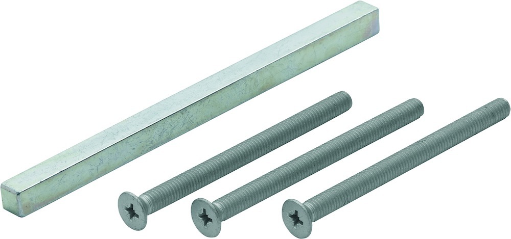 HOPPE Befestigungsset für Profiltür Schutz-Türgriffgarnituren ES1 (Griff/Griff), sichtbar, VK 8 mm