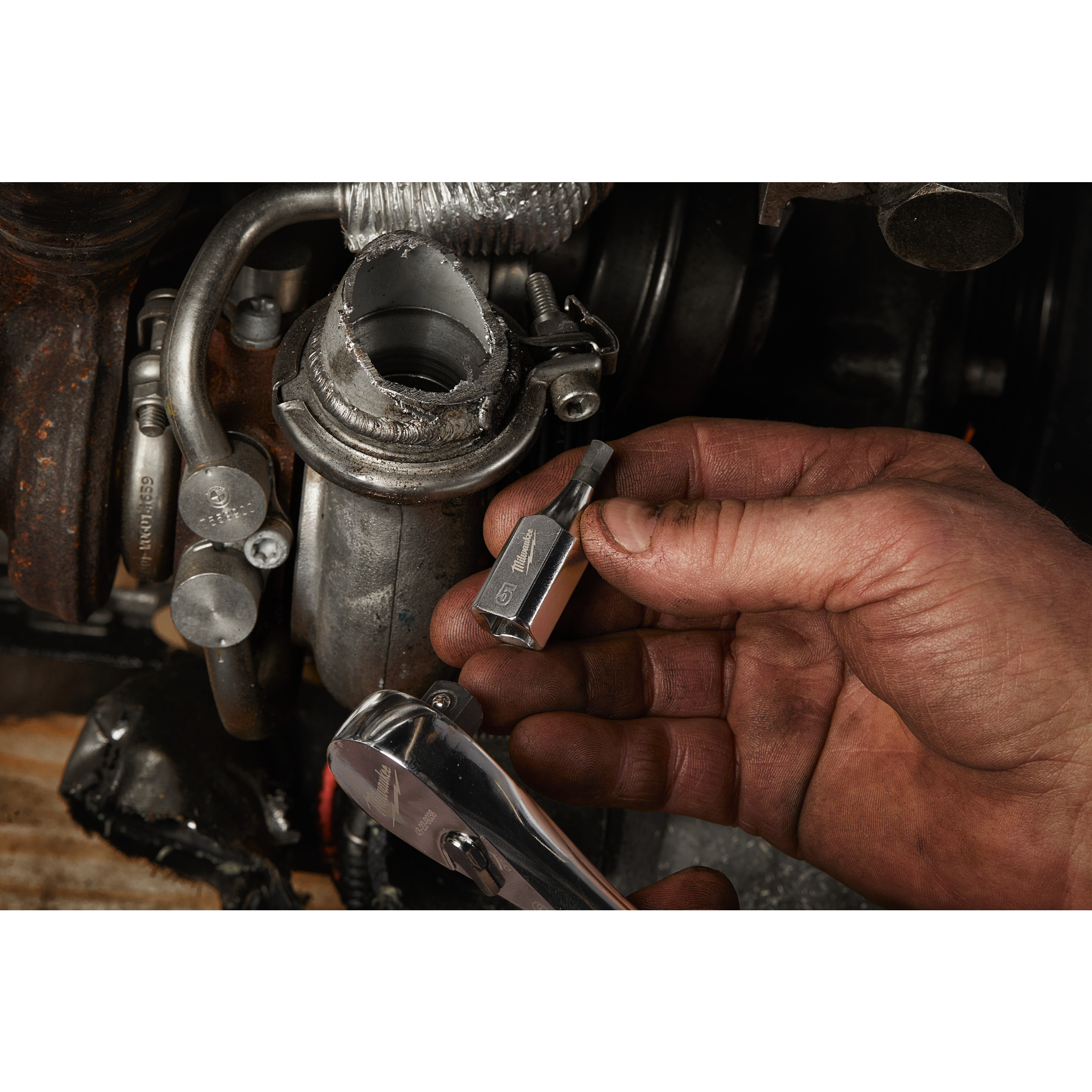 Milwaukee Bit-Steckschlüsseleinsatz 3/8 Zoll 5 mm Innensechskant 3/8"