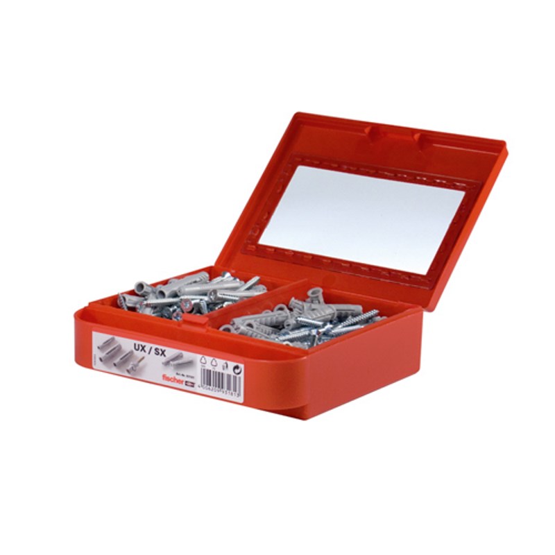 Montagebox FISCHER UX/SX-S - Dübelsortiment Montagebox FISCHER UX/SX-S - Dübelsortiment