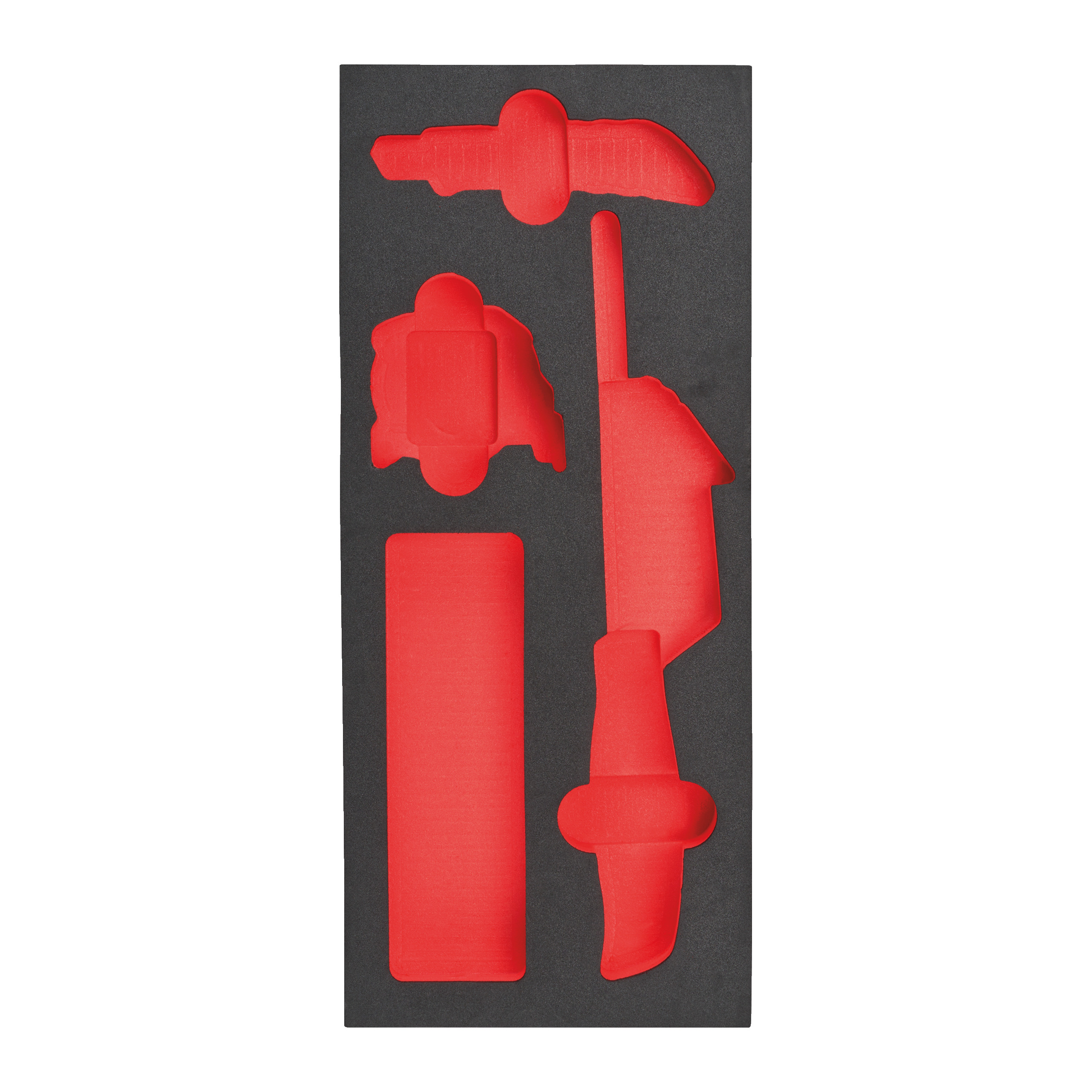 3D-gedruckt, rot, werkzeug, satz, bausatz