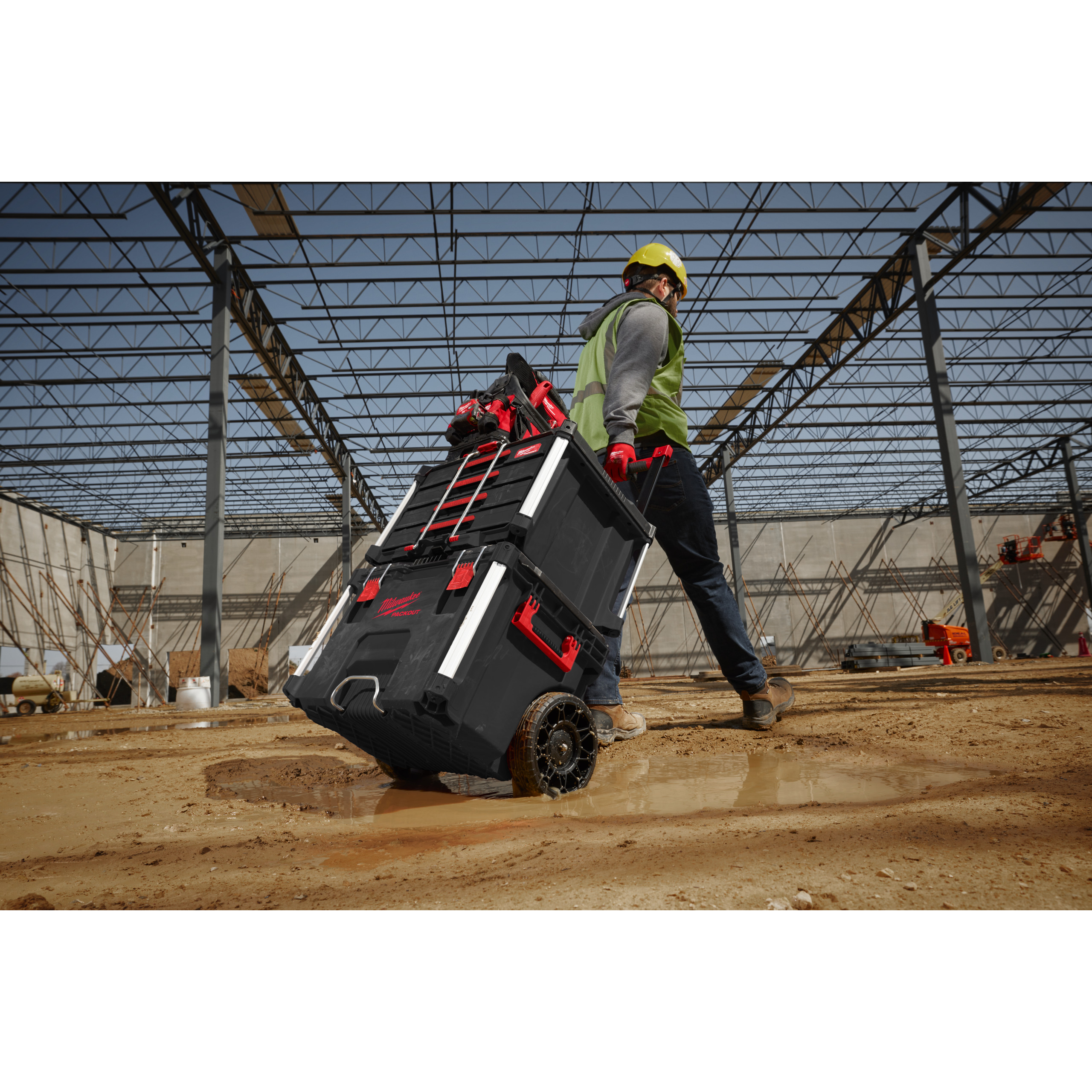 Milwaukee Koffer 560 x 410 360 mm PACKOUT mit 4 Schubladen