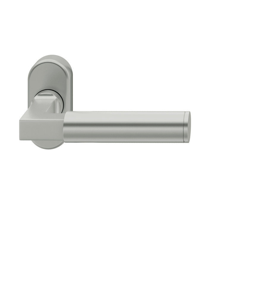 FSB Drücker-Halbgarnitur ohne Schlüsselrosette 09 1102, oval, VK 8 mm, Aluminium