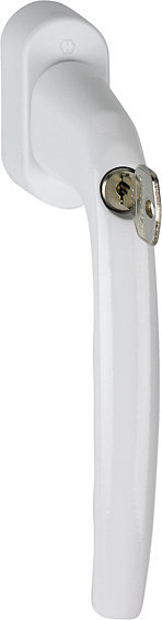 HOPPE Fenstergriff Atlanta PSK-0530S/US952-1 100NM, abschließbar, oval