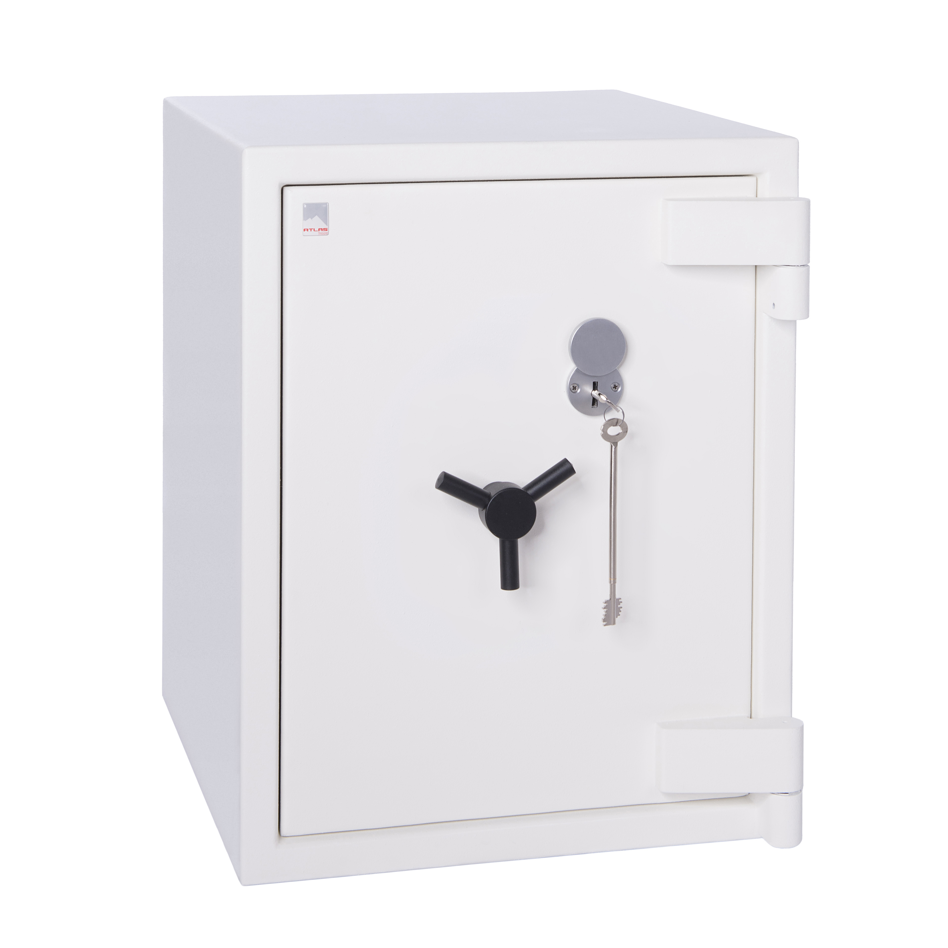 Safe deposit box, Small safe, Key lock, Metal safe, White safe