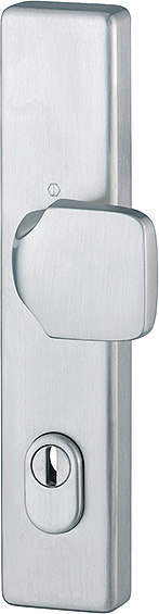 HOPPE Knopf auf Schutz-Langschild E61G/2222ZA, 10/92, Edelstahl