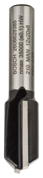 Bosch Nutfräser, 8 mm, D1 12 mm, L 19,6 mm, G 51 mm