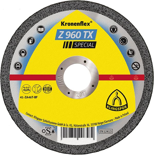 Trennscheibe Z 960 TX Special für die Edelstahlbearbeitung