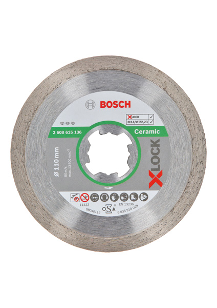 Bosch X-LOCK Diamanttrennscheibe Standard for Ceramic