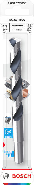 Produktbild Verpackung, HSS Bohrer, Spiralbohrer, Metallbohrer, Spiralrippe, Schneidwerkzeug