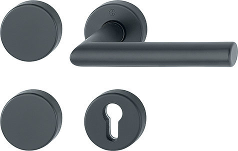 HOPPE Standflügelgarnitur Amsterdam FS-1400/42H/42HS,BL