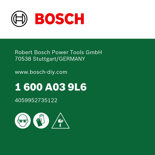 Digitale GPSR-Kennzeichnung, bosch, power tools, green label, modellnummer, industrie