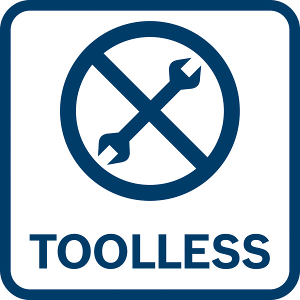tool-free, kein werkzeug, universell, sicherheitsschild, ohne wartung