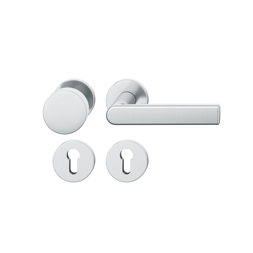 FSB Wechselgarnitur mit Rosetten 72 1244, AGL3, rund, VK 8 mm, Edelstahl