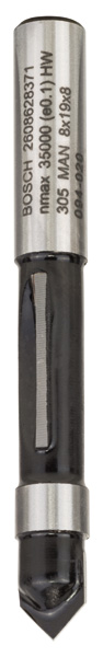 Bosch Kopierfräser, 8 mm, D1 8 mm, L 19 mm, G 66 mm