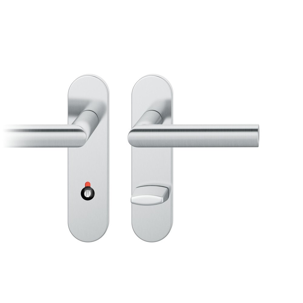 FSB Drückergarnitur mit Kurzschild 72 1108, AGL 3, Edelstahl