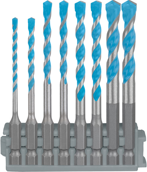 Bosch EXPERT HEX-9 Multi Construction Pick & Click Set, 3–8&nbsp;mm, 8-tlg.