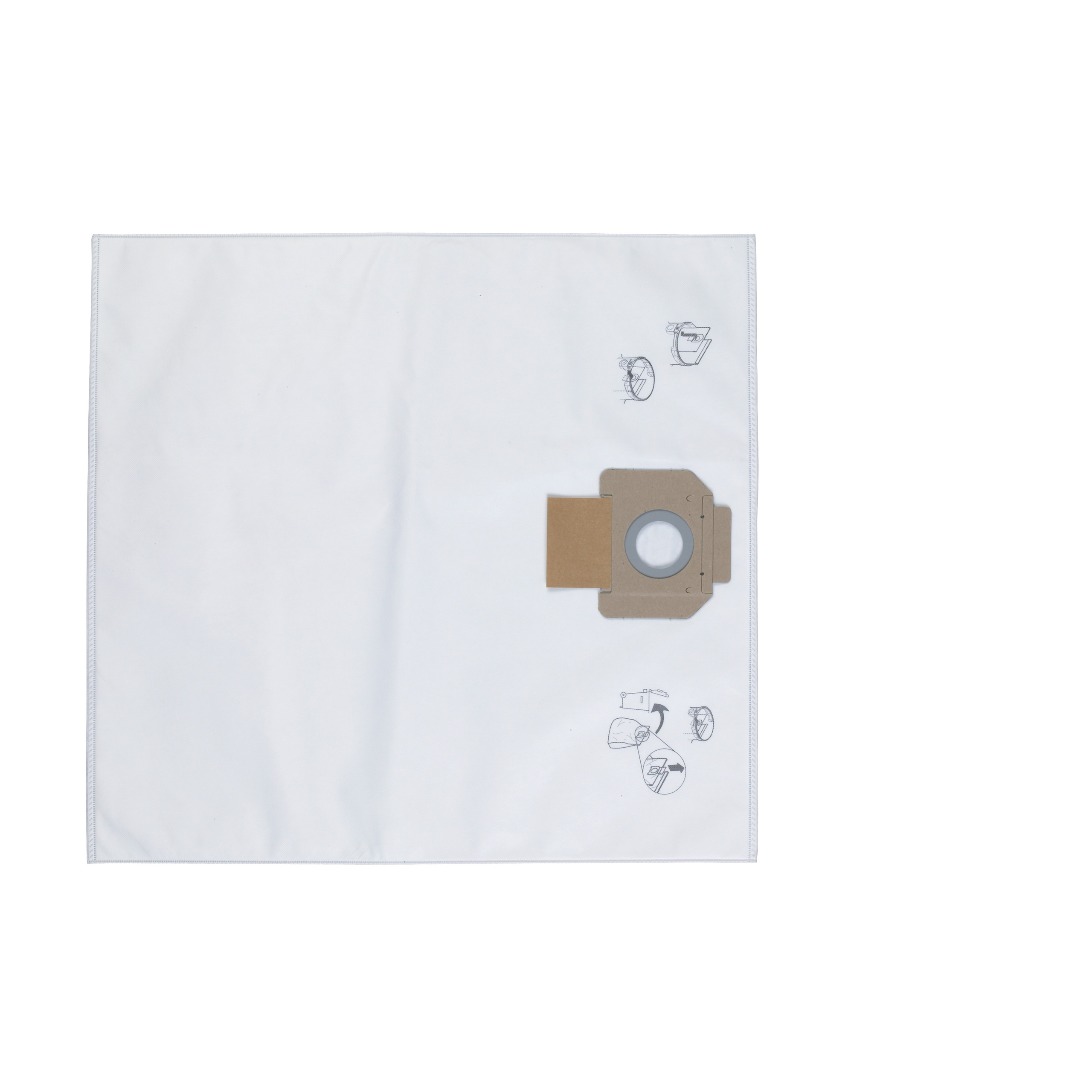 Milwaukee Filtersack 5 x Vliesfilter 50 l