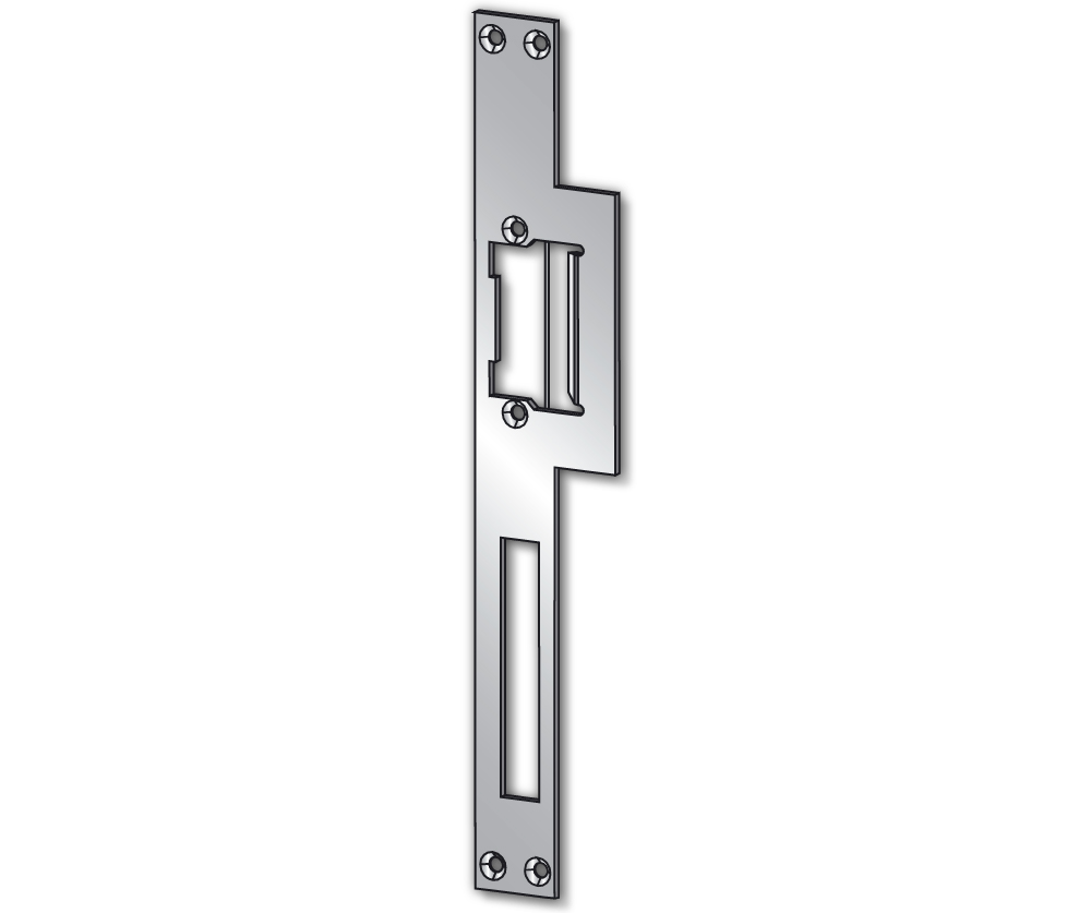 Lappenschließblech effeff für Türöffner 165, Edelstahl