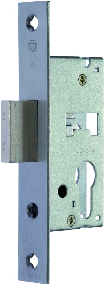 Navigationsbild Riegel-Einsteckschloss HELO 02 RSk, Flachstulp, Edelstahl