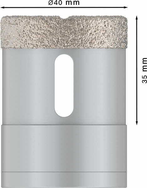 Bosch PRO Core Cutter dry X-Lock, 40 x 35 mm