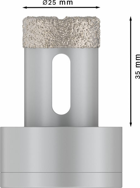 Bosch PRO Core Cutter dry X-Lock, 25 x 35 mm