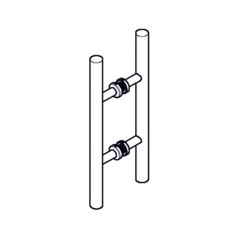 DORMAKABA Stoßgriff 03.400, Aluminium
