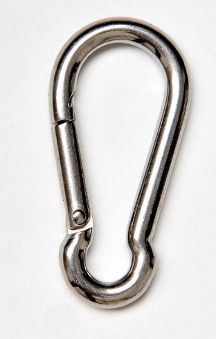 Feuerwehr-Karabinerhaken, galvanisch verzinkt