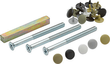 HOPPE Befestigungsset für Profiltür-Wechselgarnituren (Griffplatte/Griff), VK 8 mm