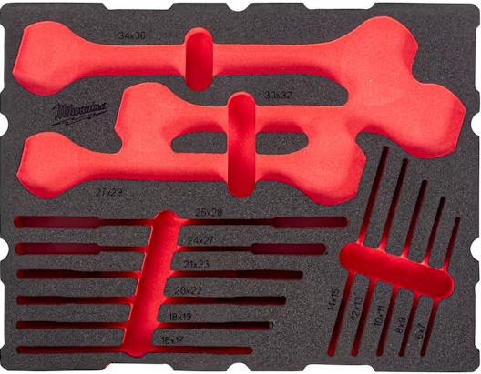 Milwaukee für Doppel-Schlüssel PACKOUT Ersatz-Einlage