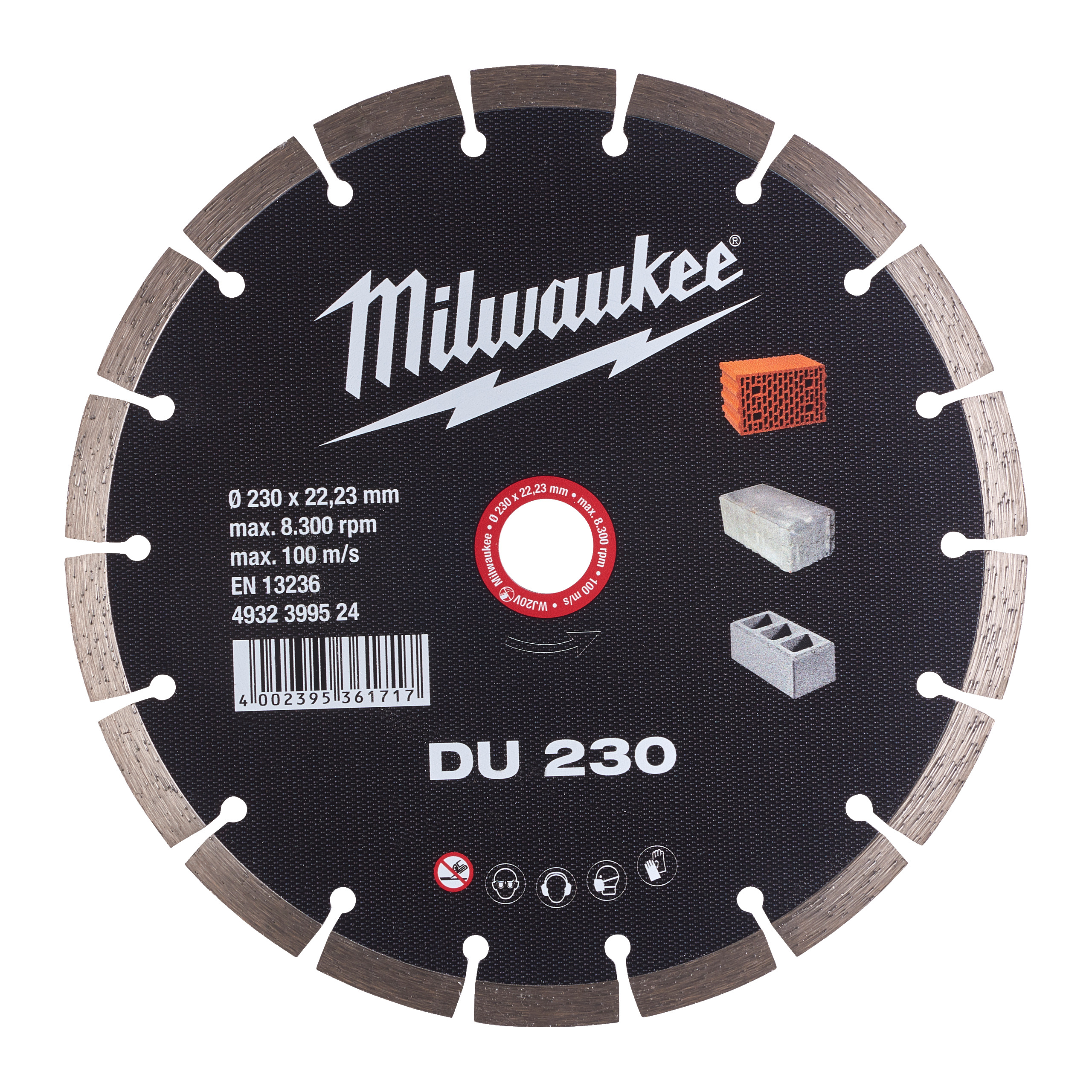 Milwaukee Diamanttrennscheibe Universal DU 230 mm