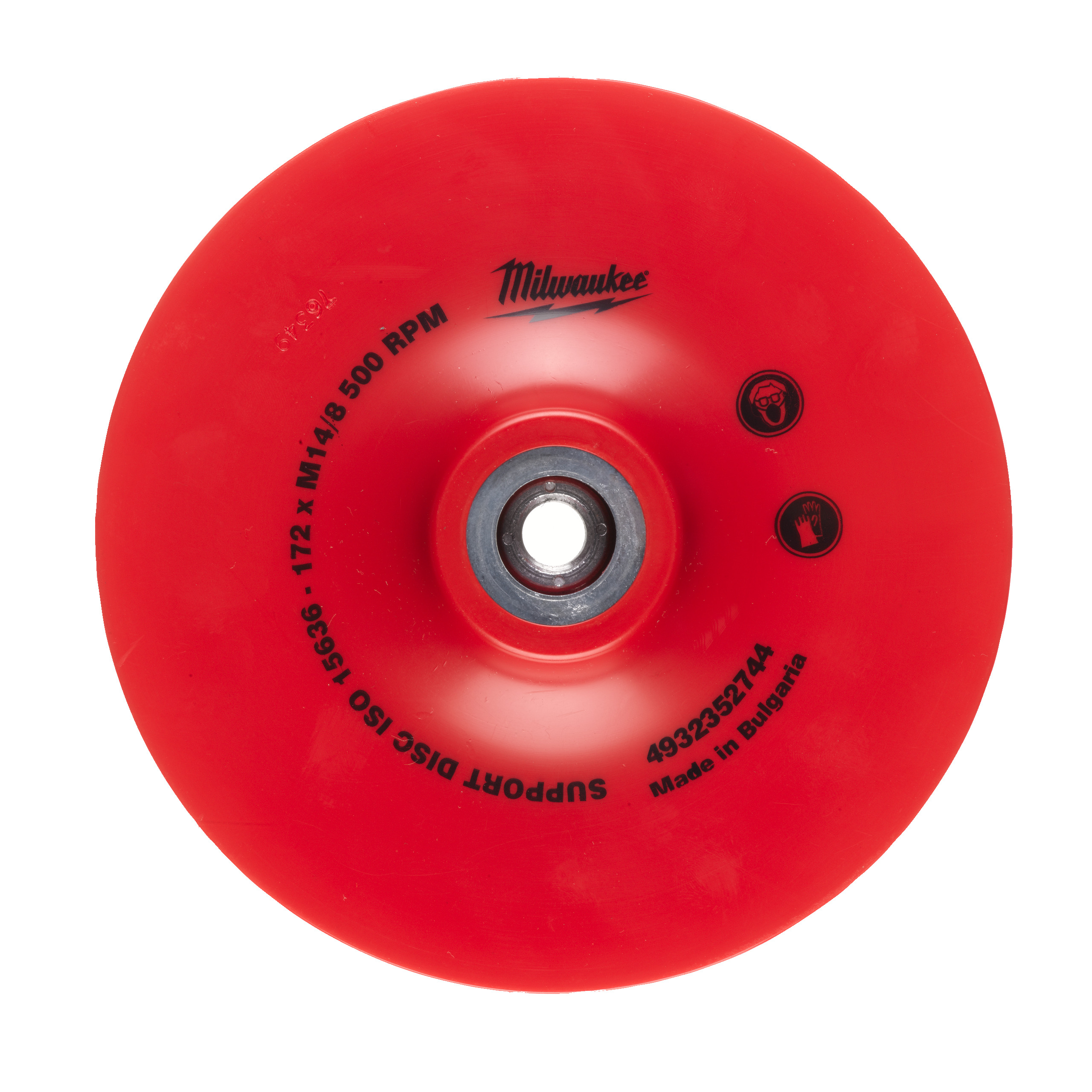 Milwaukee Schleifteller 170 mm / Bohrung 22,2 Kunststoffschleifteller