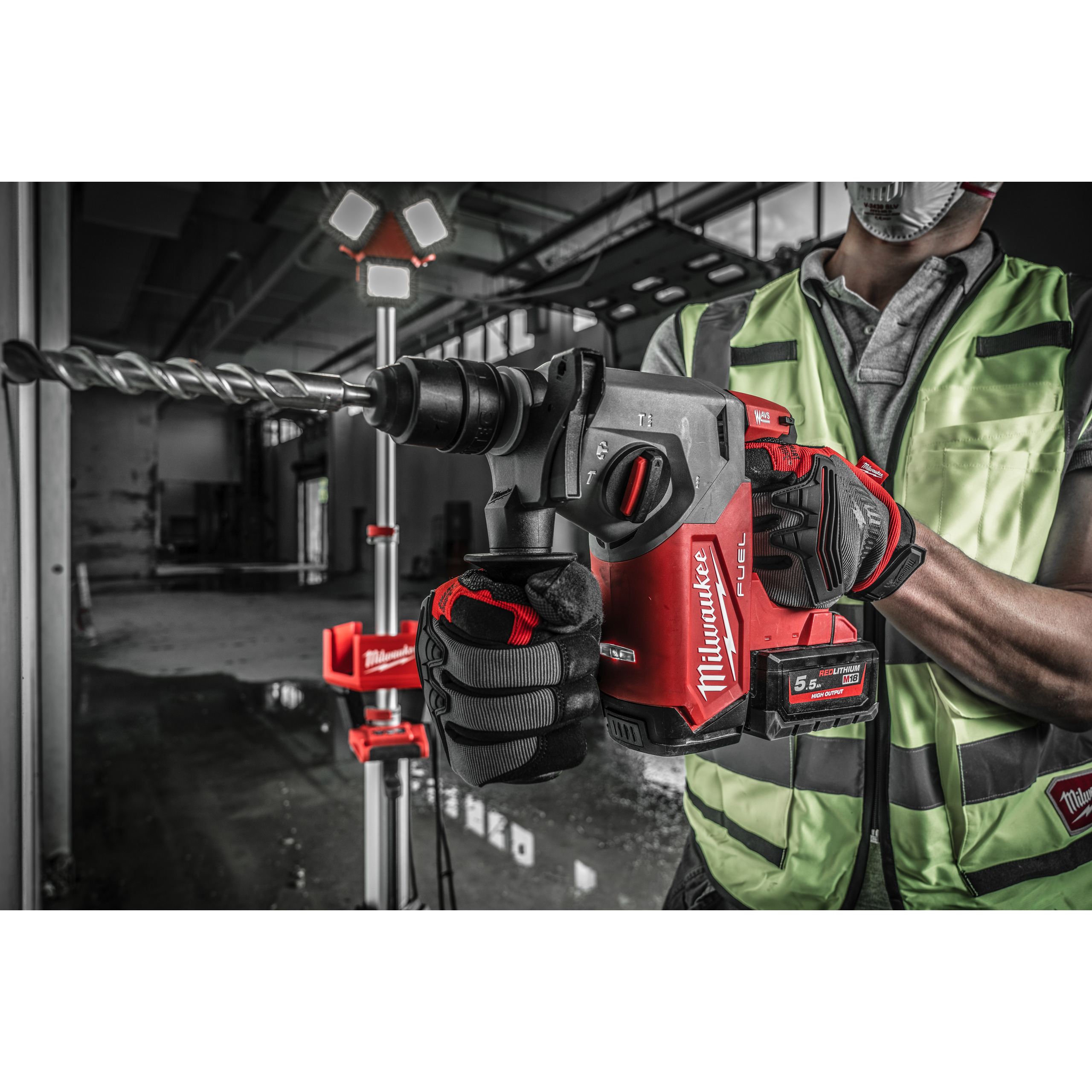 Milwaukee Akku-Kombihammer M18 FUEL  M18FHX-552X