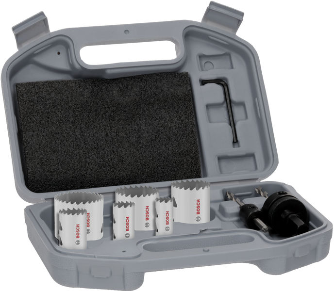 Produktbild, Multitool-Koffer, Bohrer-Sets, Lochsägen?, Bohrzubehör-Set, Koffer mit Zubehör