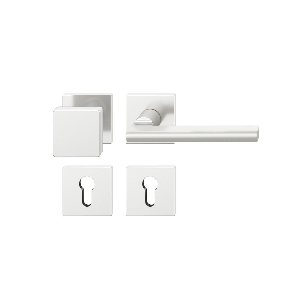 FSB Wechselgarnitur mit Rosetten 72 1035, AGL3, eckig, VK 8 mm, Aluminium