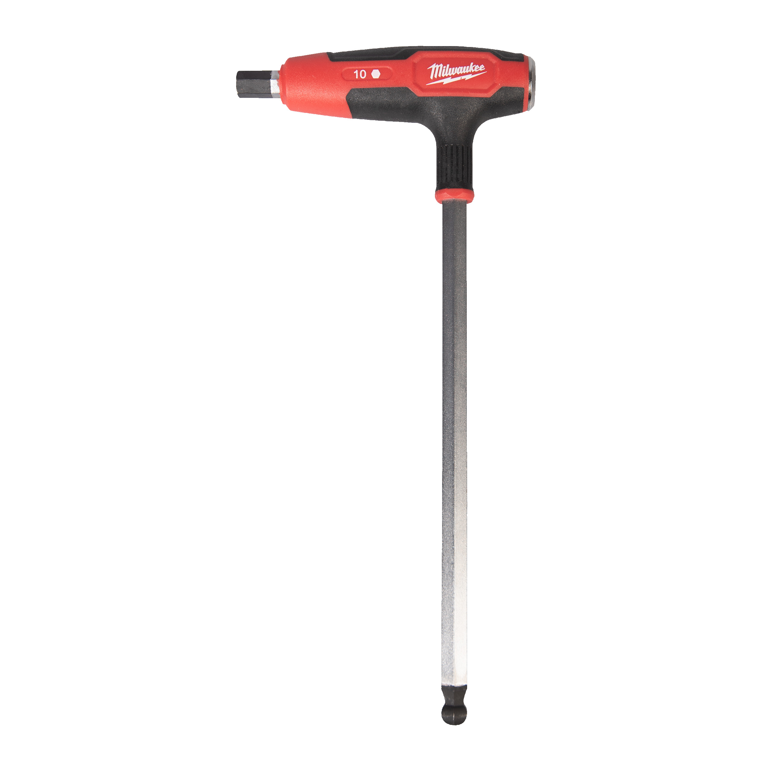 Milwaukee Schraubenzieher T-Griff 10 mm Innensechskant mit Softgrip-Auflage