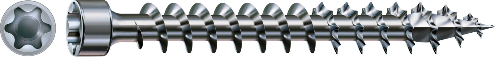 Artikelhauptbild SPAX Holzbauschraube IN.FORCE WIROX - Vollgewinde, Zylinderkopf, T-STAR plus, 4CUT