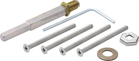 HOPPE Befestigungsset Kombi KN/GR-UB-VLL, M5x - VK10