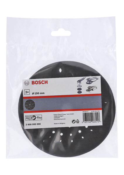 Bosch Schleiftellerschoner, 125 mm für Exzenterschleifer, 2er-Pack